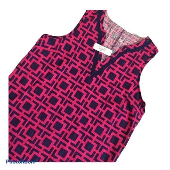 Charming Charlie Patterned Sleeveless Top - Picture 2 of 6